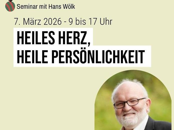 Flyer zu dem Seelsorge Seminar "Heiles Herz" 